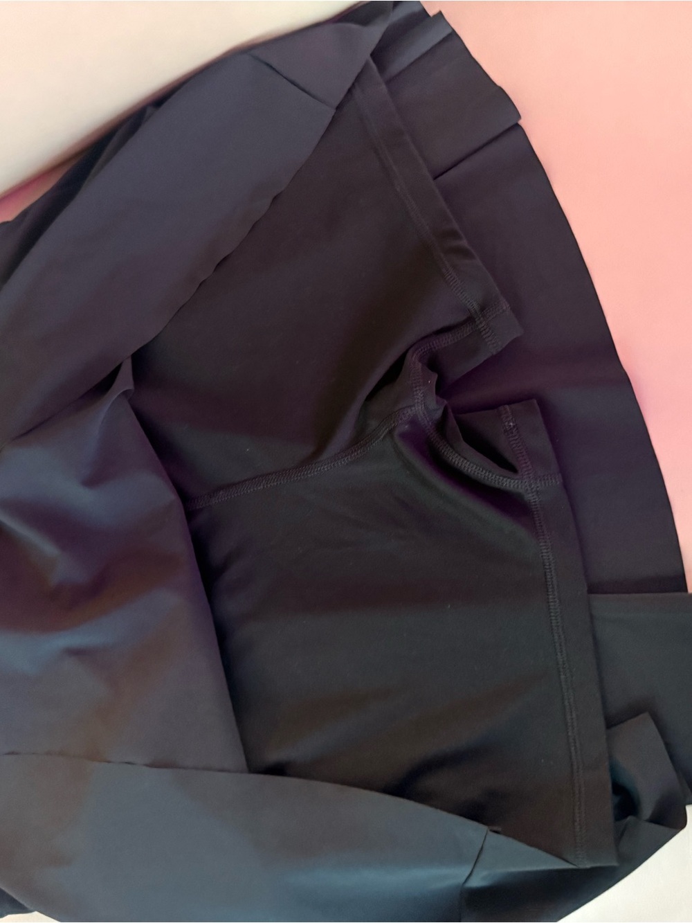 Nike Black Pleated Athletic Skort with Swoosh - Picture 5 of 5